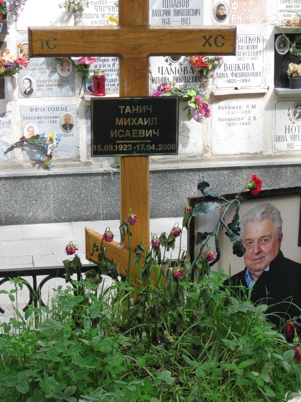 могила Михаила Танича до установки памятника ( фото Дмитрия Кондратьева)